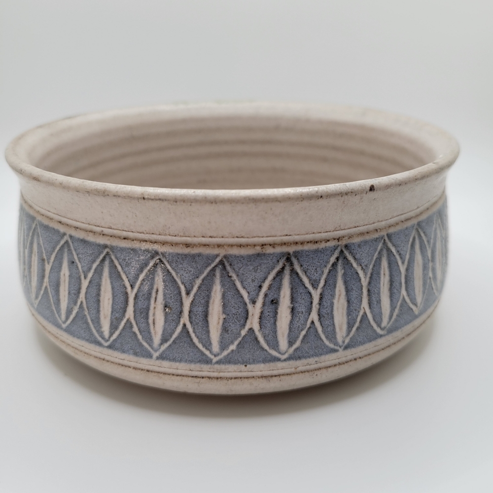 Zion Studio Pottery Vintage 1982 Bowl Blue - Picture 3 of 8